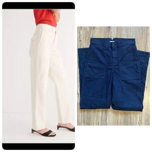 J Crew Garment-dyed cargo pant in chino twill high waisted size 25T.